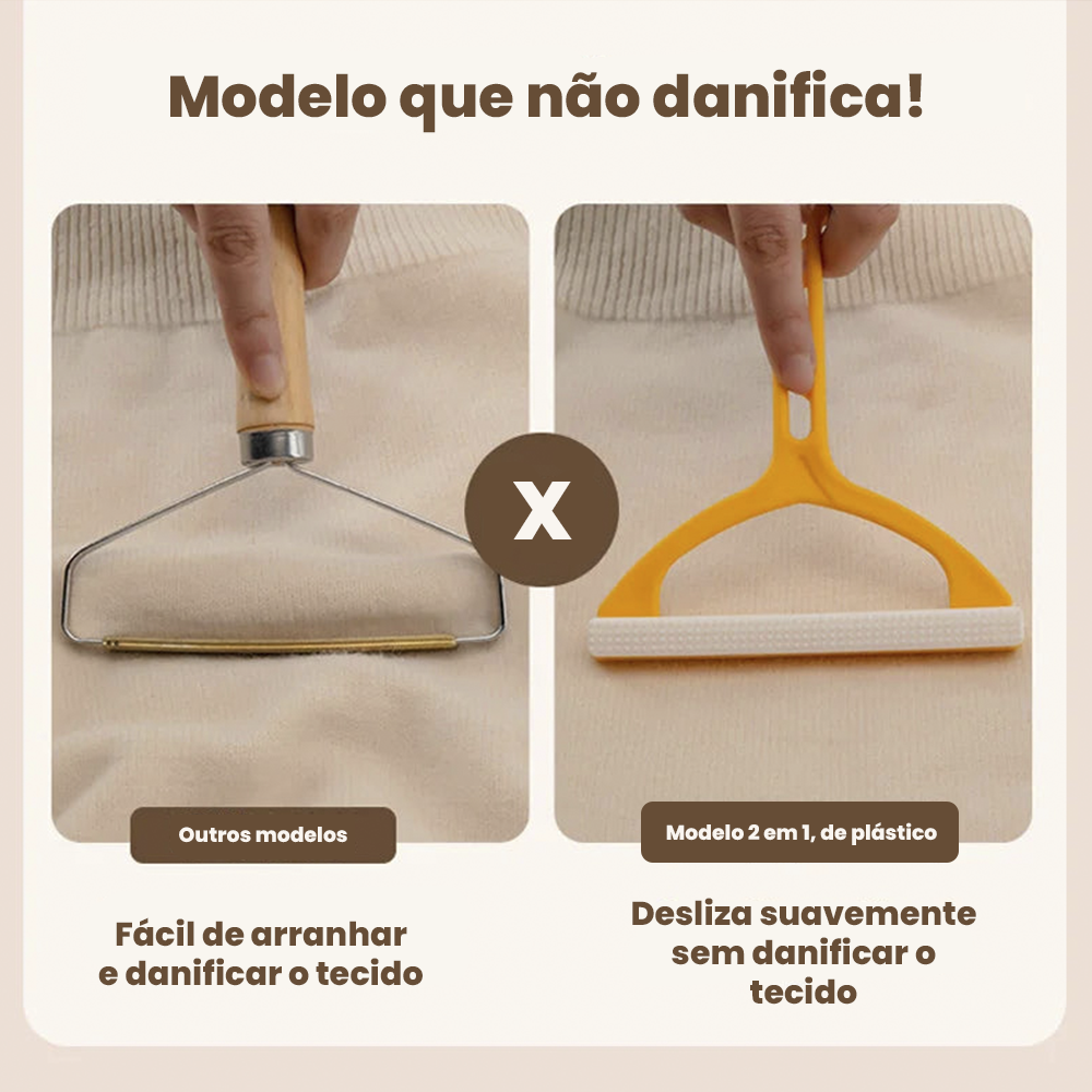 Removedor de Pelos de Animais | 2 em 1 Nossa Casa Fácil