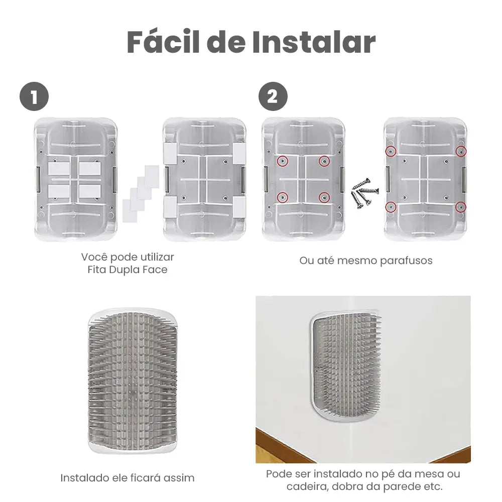 Arranhador e Massageador para Gatos Nossa Casa Fácil