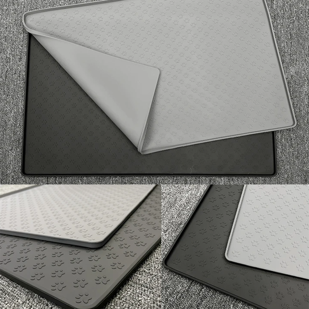 Tapete de Silicone Impermeável para Comedouro de Pets Nossa Casa Fácil