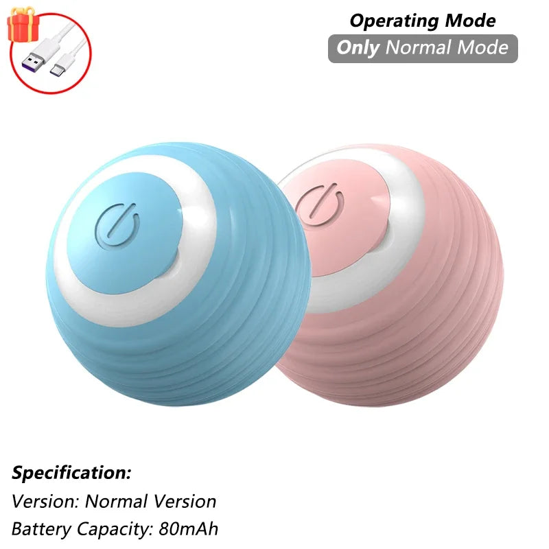 Brinquedo interativo para cães e gatos com bola que rola automaticamente, cauda artificial, recarregável. Minha loja