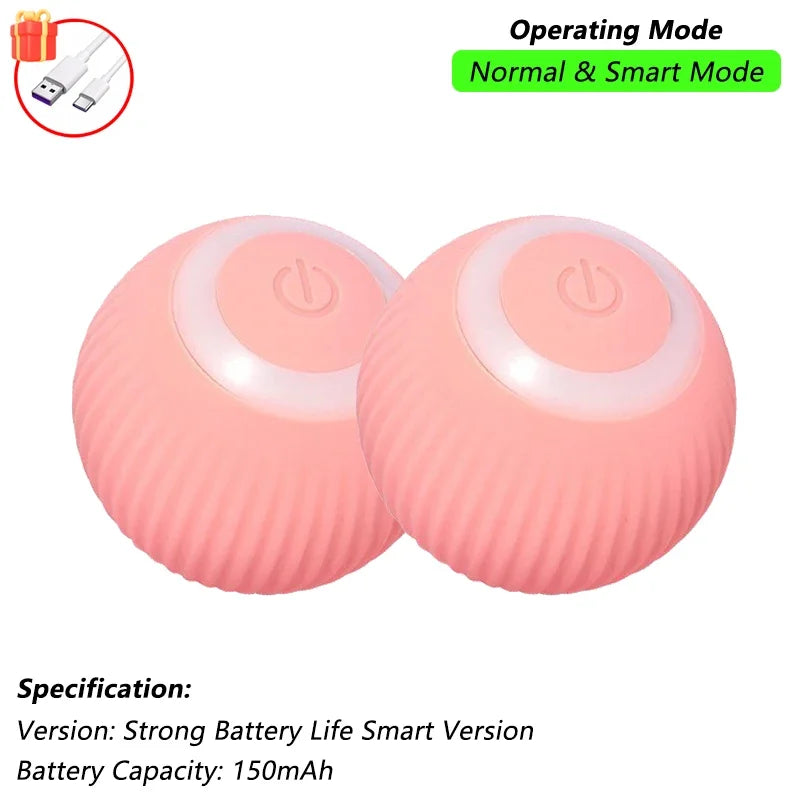 Brinquedo interativo para cães e gatos com bola que rola automaticamente, cauda artificial, recarregável. Minha loja