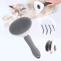 Escova para cães e pente para gatos; escova autolimpante para remoção de pêlos de animais Minha loja
