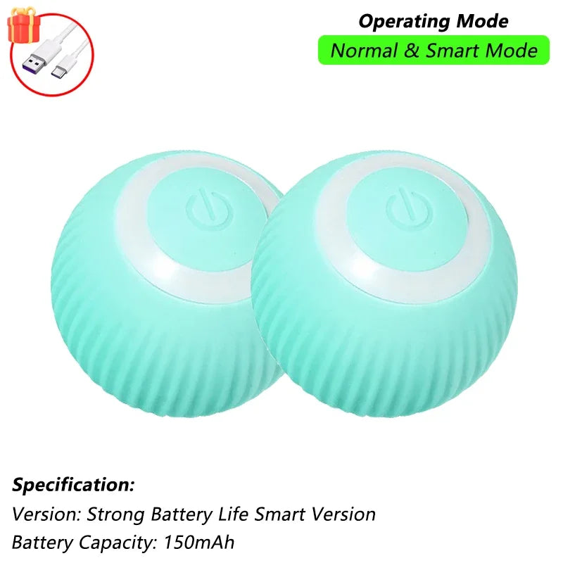 Brinquedo interativo para cães e gatos com bola que rola automaticamente, cauda artificial, recarregável. Minha loja