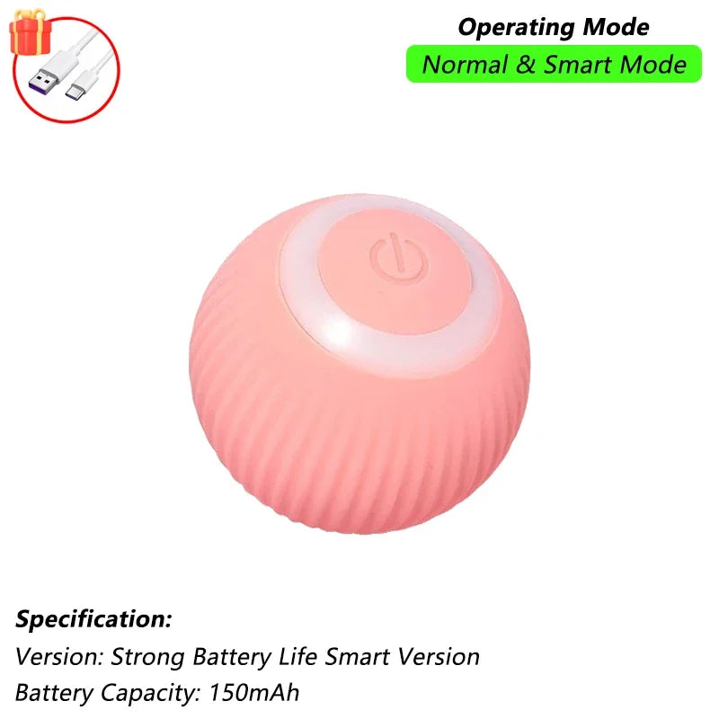 Brinquedo interativo para cães e gatos com bola que rola automaticamente, cauda artificial, recarregável. Minha loja