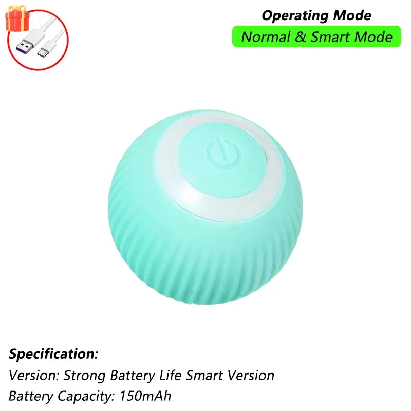 Brinquedo interativo para cães e gatos com bola que rola automaticamente, cauda artificial, recarregável. Minha loja